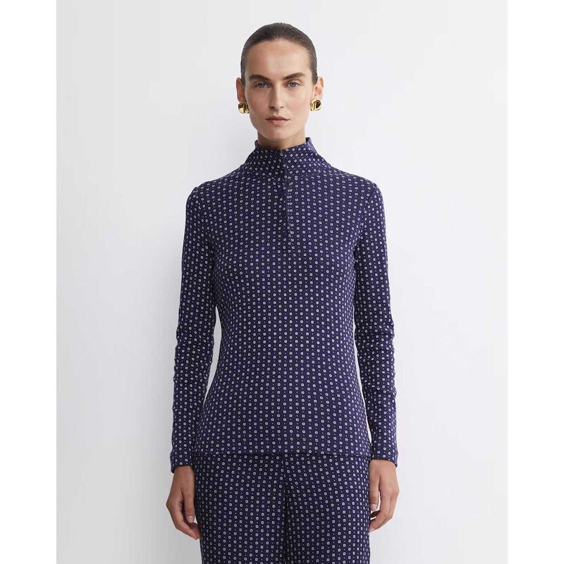 Sportscraft Geo Funnel Neck Top image number 2